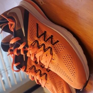Bright Orange Nike Running Shoes